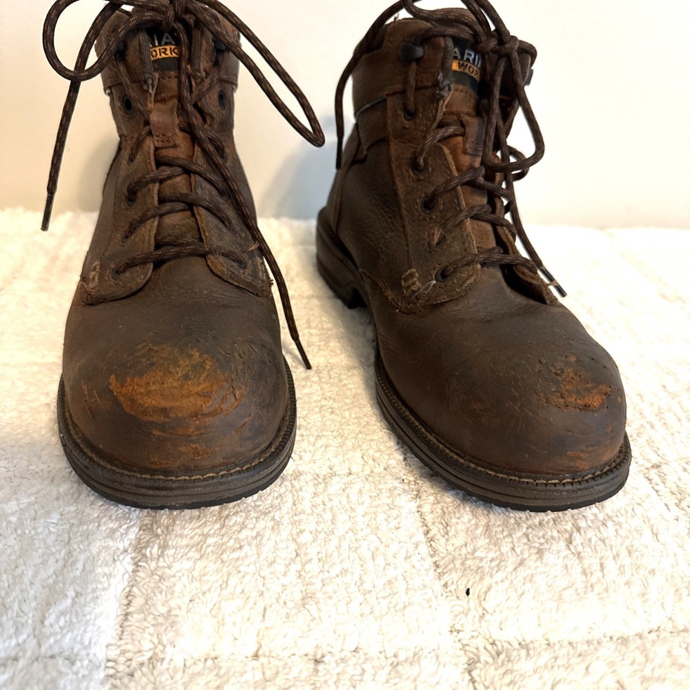 Ariat Work‎ Composite Toe Boots 10B Lace-Up Static Dissipating Workwear Rugged